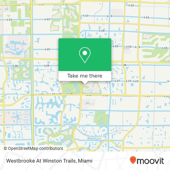 Westbrooke At Winston Trails map