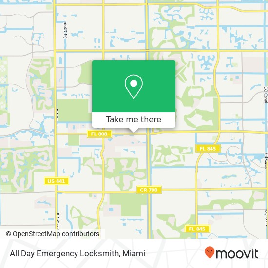 Mapa de All Day Emergency Locksmith