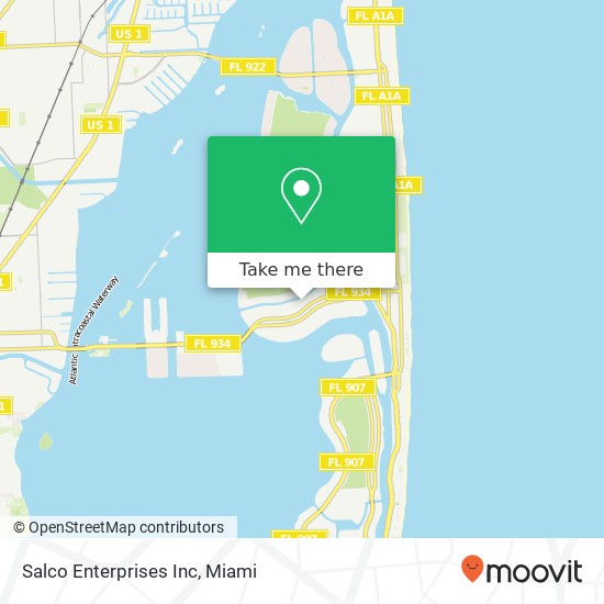 Salco Enterprises Inc map