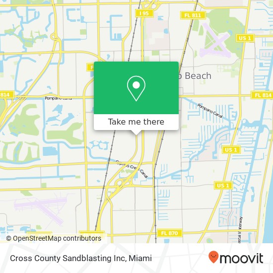 Cross County Sandblasting Inc map