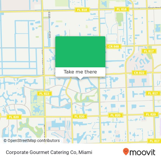 Mapa de Corporate Gourmet Catering Co