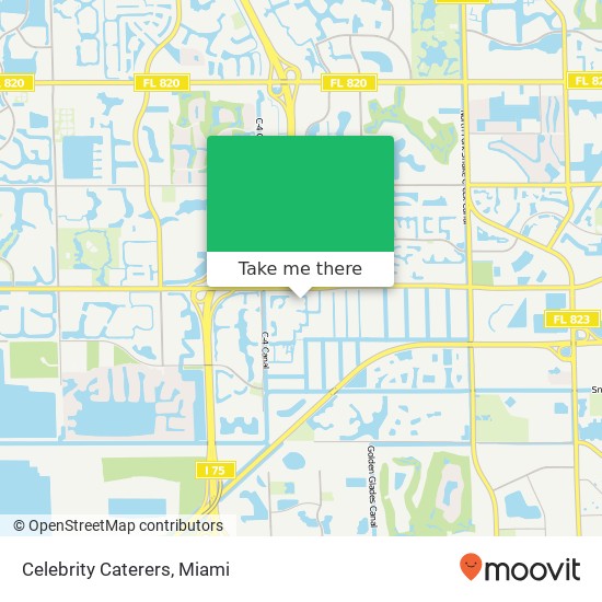 Mapa de Celebrity Caterers