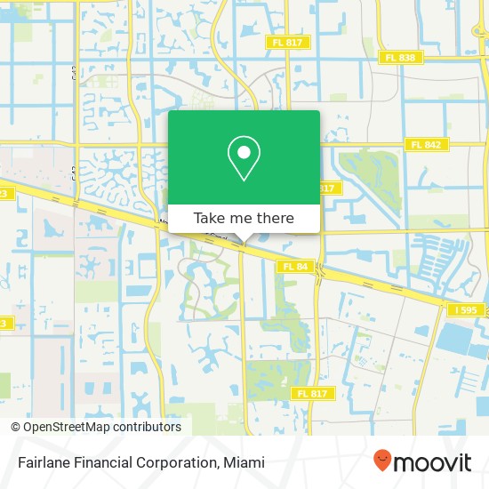 Fairlane Financial Corporation map