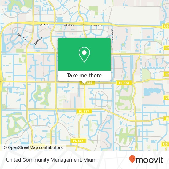 United Community Management map