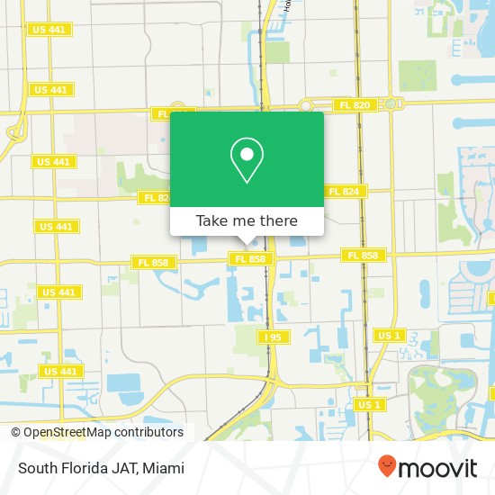 Mapa de South Florida JAT