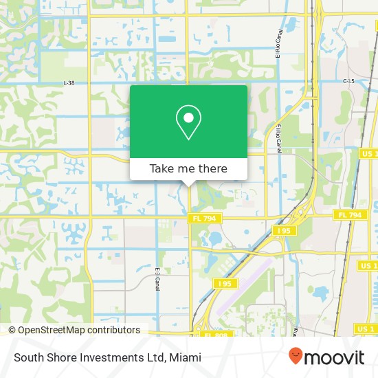 Mapa de South Shore Investments Ltd