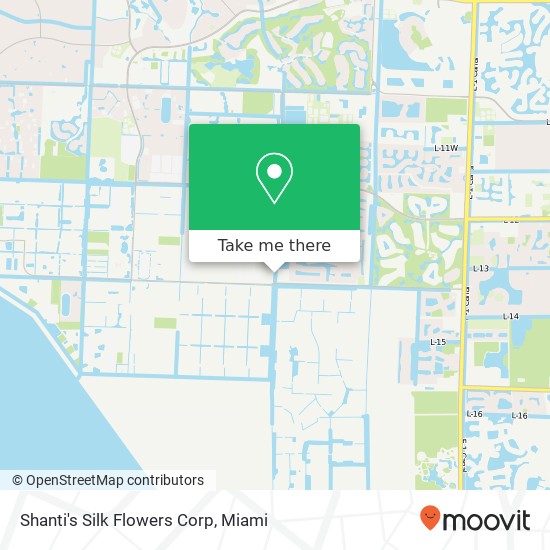 Shanti's Silk Flowers Corp map