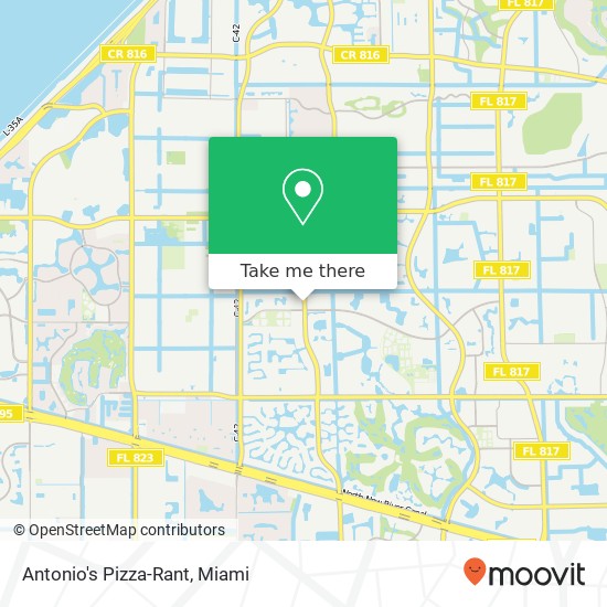 Mapa de Antonio's Pizza-Rant