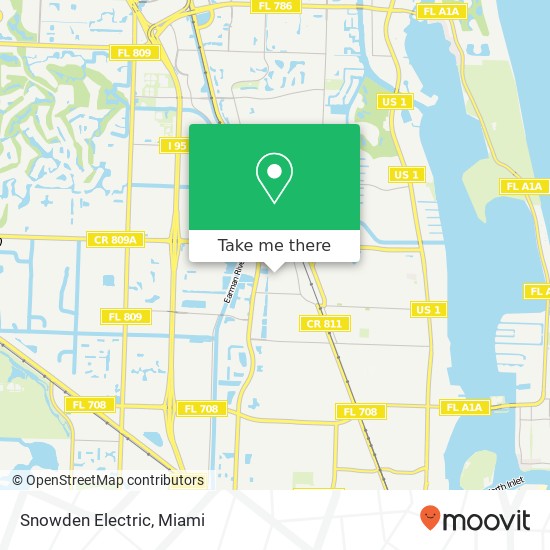 Snowden Electric map