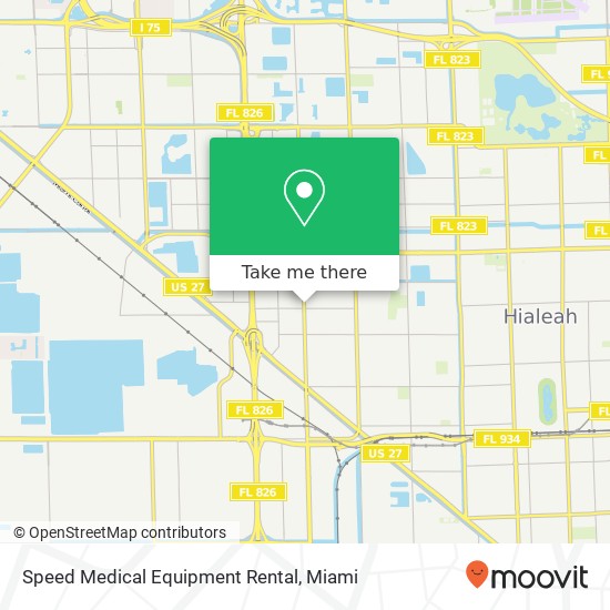 Speed Medical Equipment Rental map
