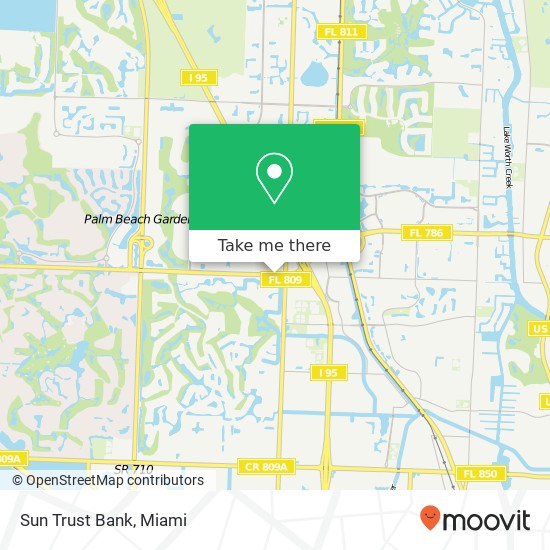 Mapa de Sun Trust Bank