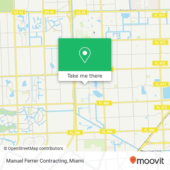 Manuel Ferrer Contracting map