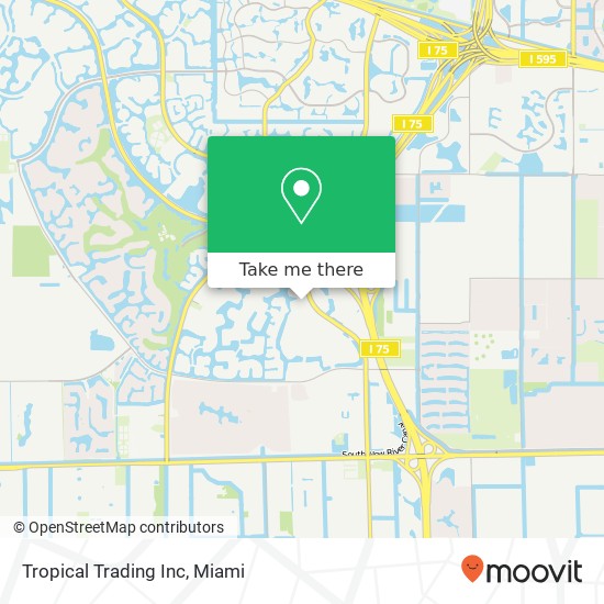 Tropical Trading Inc map