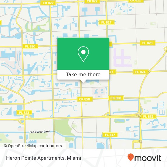 Heron Pointe Apartments map