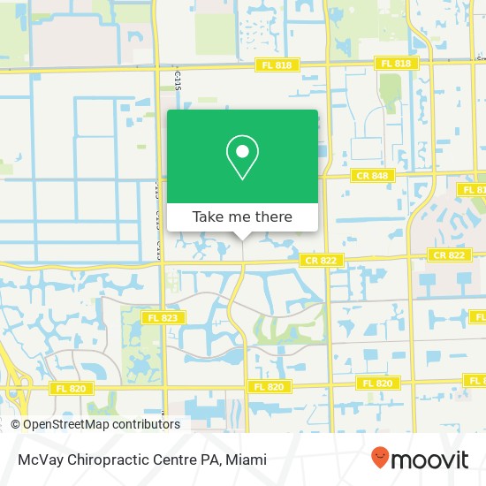 Mapa de McVay Chiropractic Centre PA