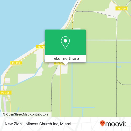 Mapa de New Zion Holiness Church Inc