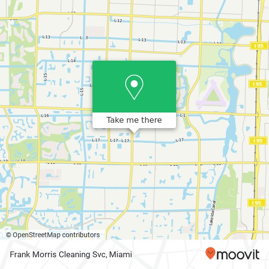 Mapa de Frank Morris Cleaning Svc