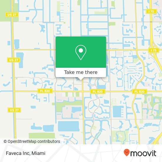 Faveca Inc map