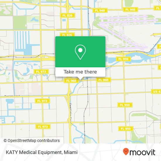 KATY Medical Equipment map