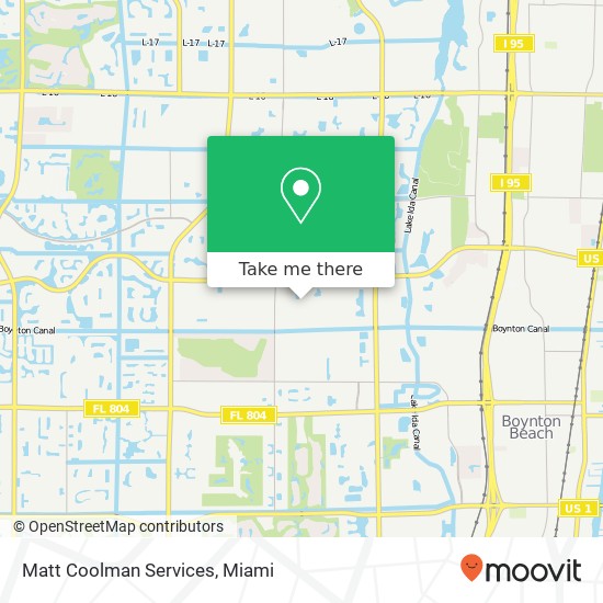Mapa de Matt Coolman Services