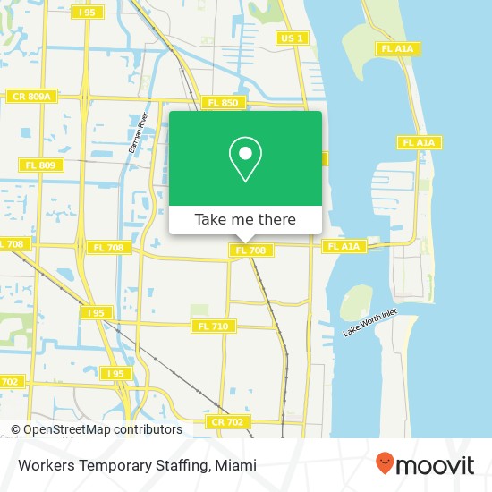 Workers Temporary Staffing map