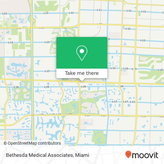 Mapa de Bethesda Medical Associates