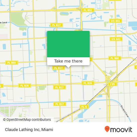 Mapa de Claude Lathing Inc