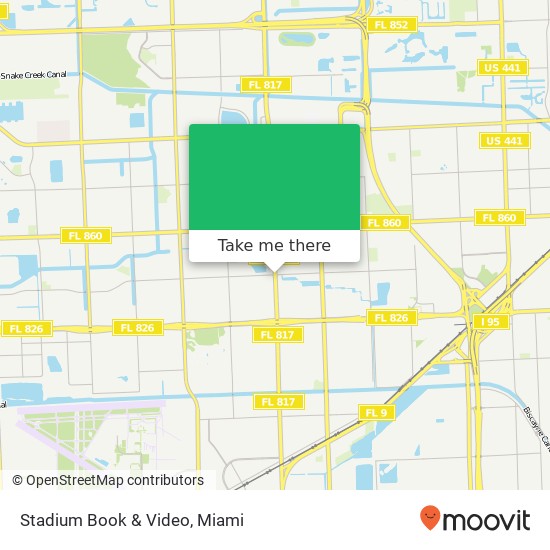 Mapa de Stadium Book & Video