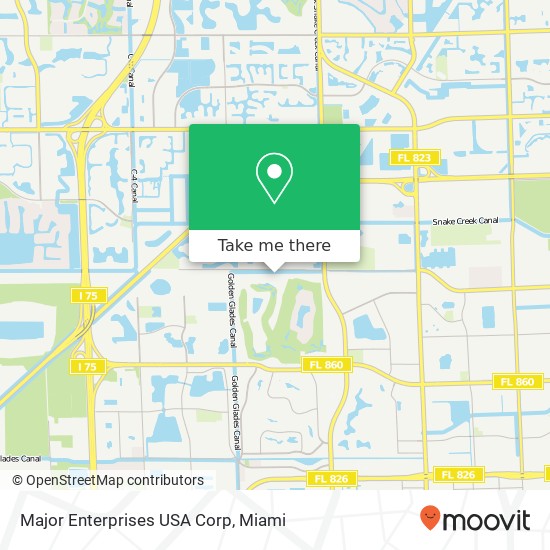 Major Enterprises USA Corp map