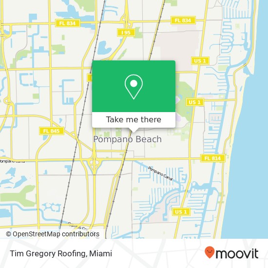 Tim Gregory Roofing map