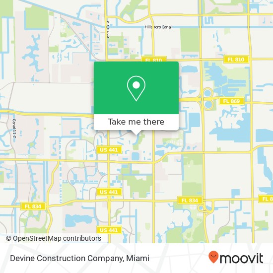 Devine Construction Company map