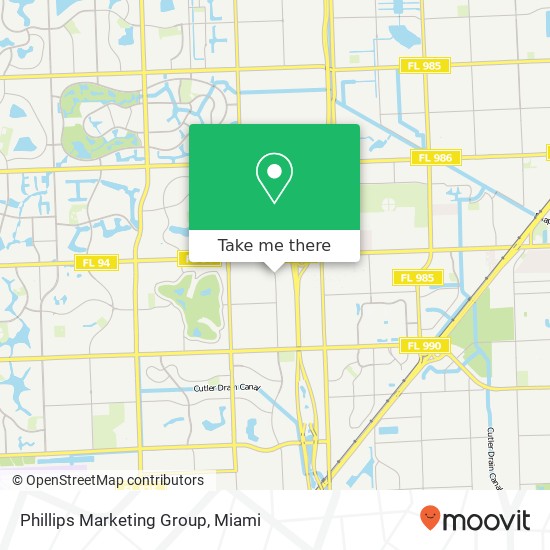 Phillips Marketing Group map