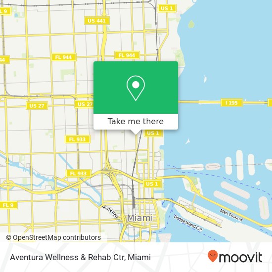 Aventura Wellness & Rehab Ctr map