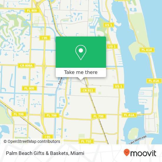 Mapa de Palm Beach Gifts & Baskets