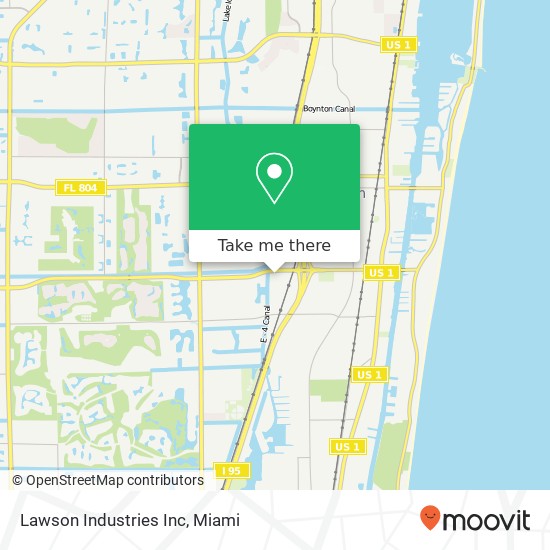 Lawson Industries Inc map