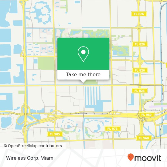 Mapa de Wireless Corp