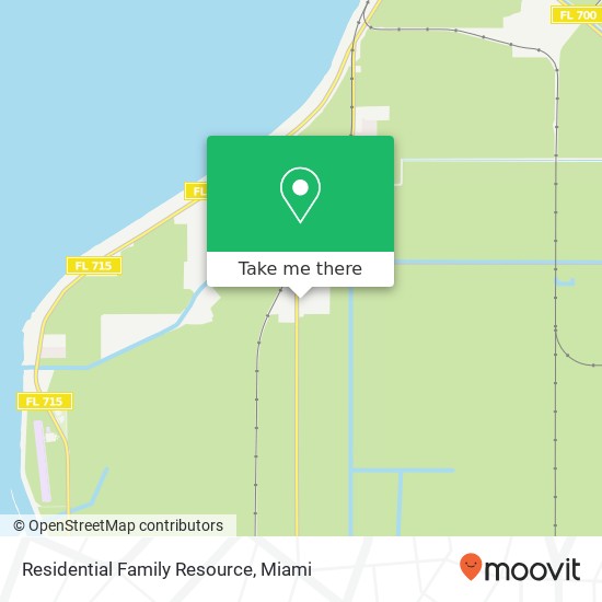 Residential Family Resource map