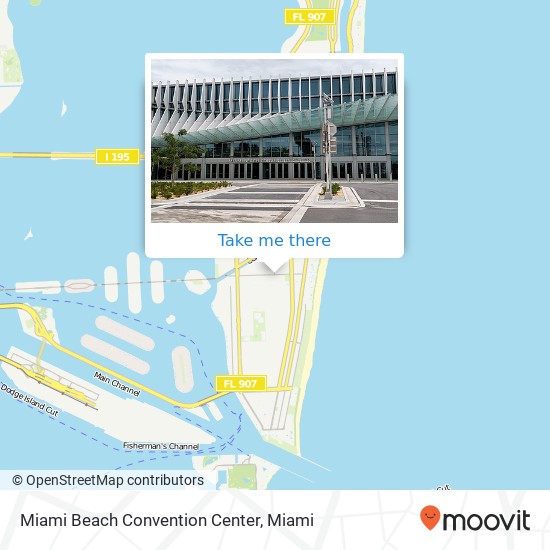 Miami Beach Convention Center map
