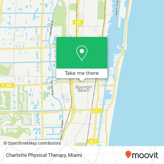 Charlotte Physical Therapy map