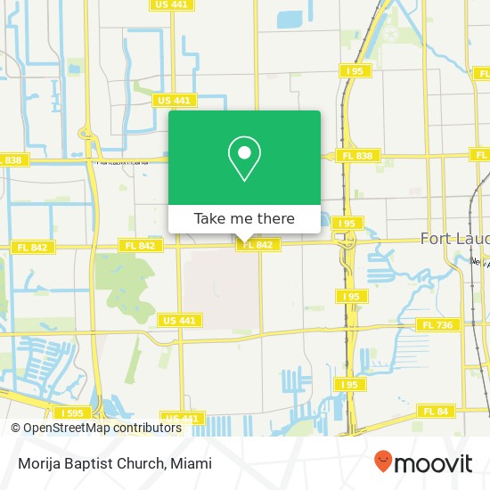Morija Baptist Church map