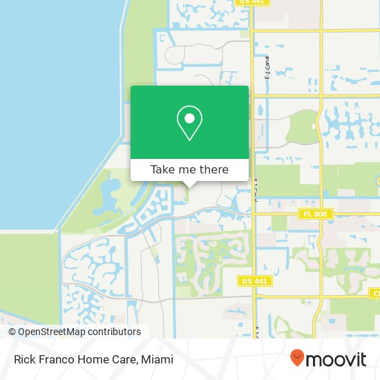 Mapa de Rick Franco Home Care