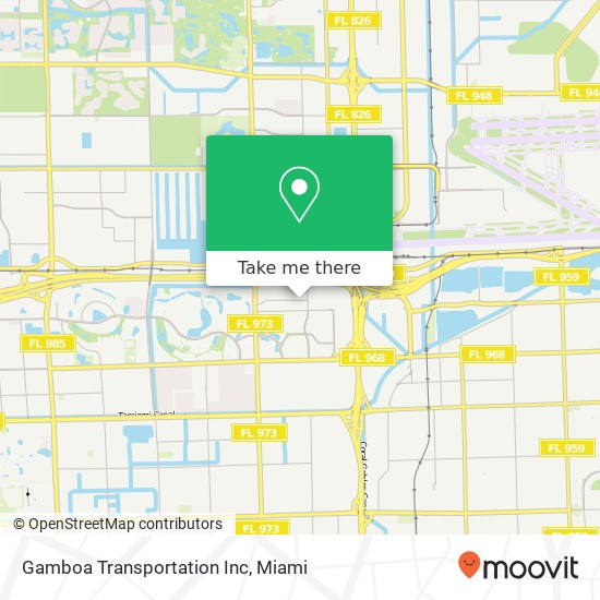 Mapa de Gamboa Transportation Inc