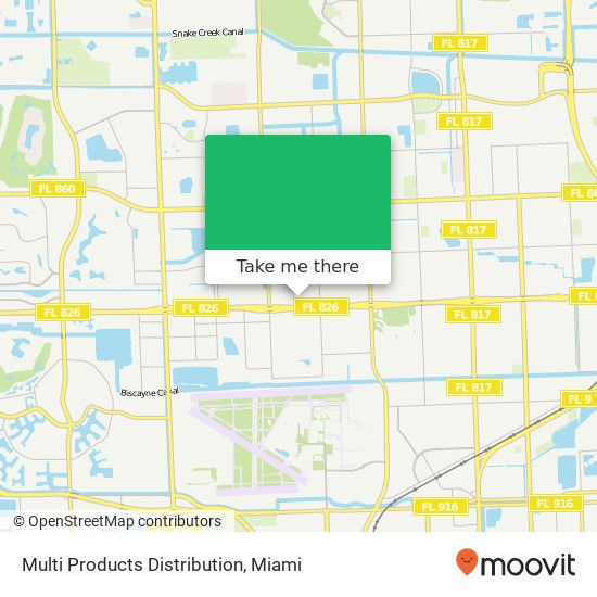 Multi Products Distribution map
