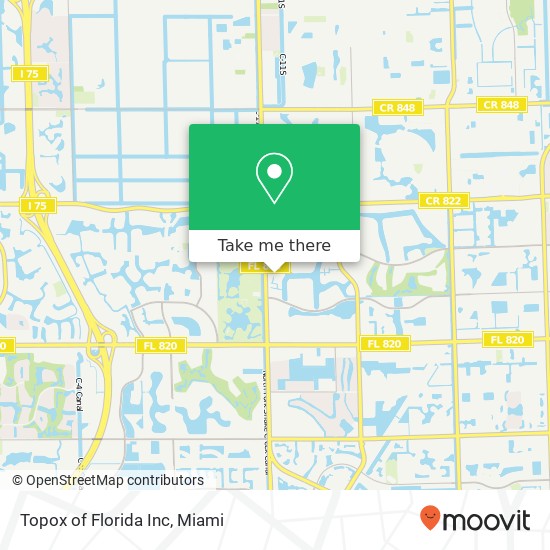 Topox of Florida Inc map