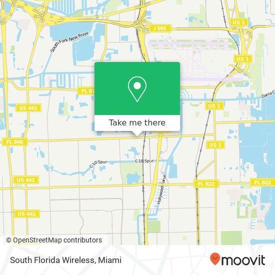 South Florida Wireless map