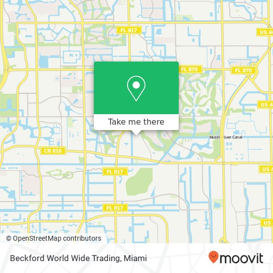 Mapa de Beckford World Wide Trading
