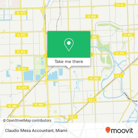 Claudio Mesa Accountant map