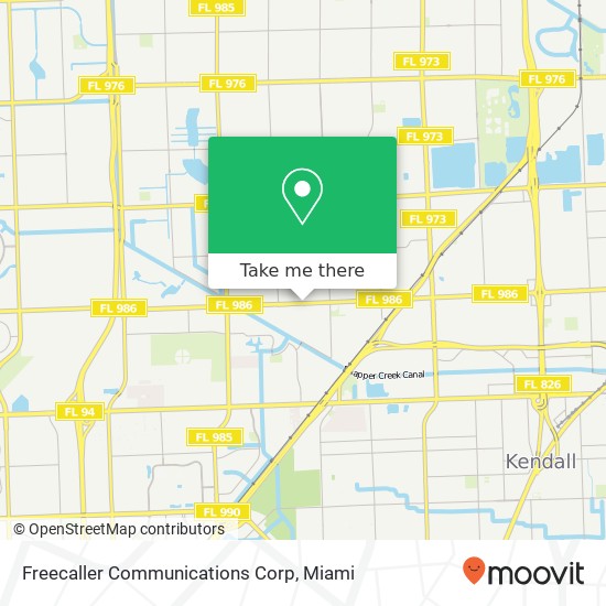 Freecaller Communications Corp map