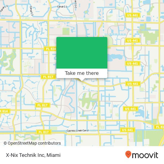 X-Nix Technik Inc map