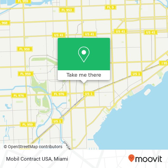 Mobil Contract USA map